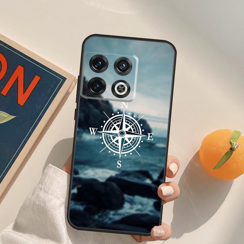 World Map Compass Nautical Case For OnePlus Nord 5 CE 2 3 4 Lite N20 N30 OnePlus 15 13 12 11 13T 10T 10R 12R 13R Cover