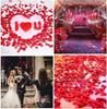 6000/100Pcs Artificial Fake Rose Petals Colorful Simulation Silk Rose Petal For Valentines Day Wedding Party Romantic Decoration