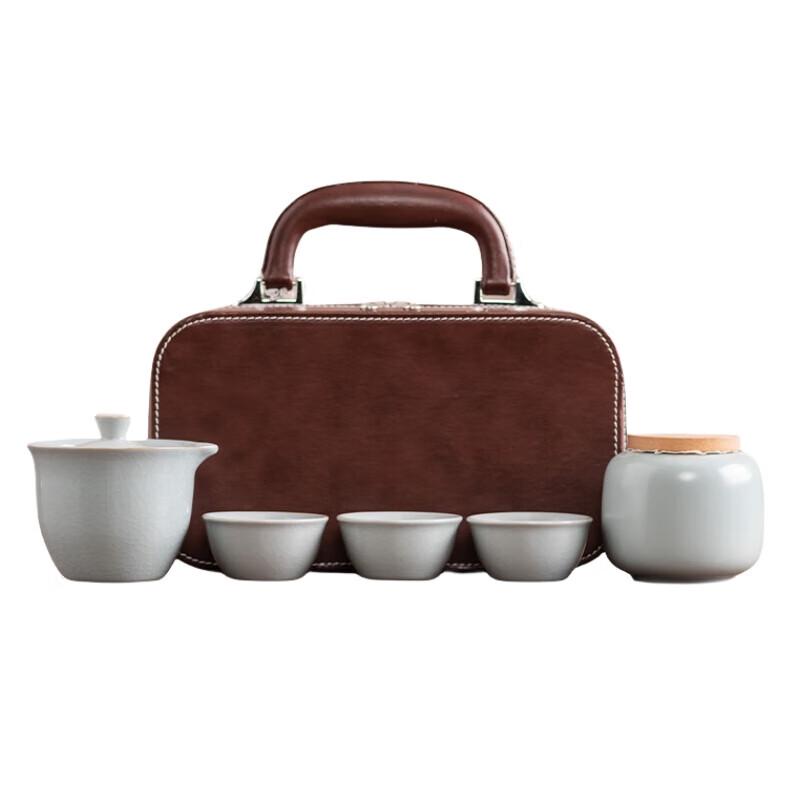 Yunyan Crackled Glaze Portable Travel Tea Set
