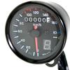Velocímetro y tacómetro universal para motocicleta de 12 V con retroiluminación LED