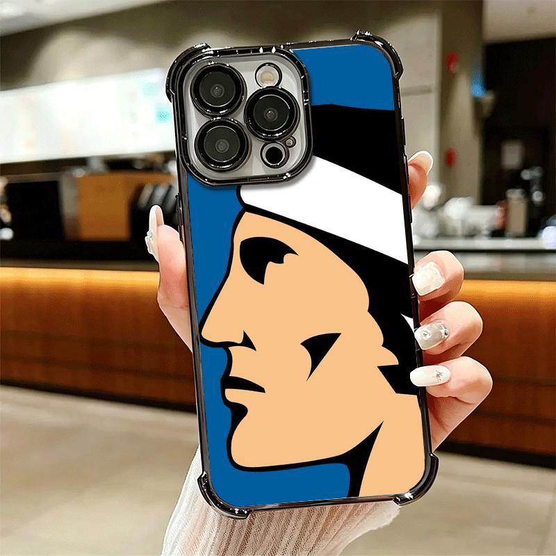 Social Y Deportivo Colo Club Plating Phone Case For Iphone 16 17 Pro Max Air 16E 14 15 Plus 12 13 Mini Anti-Fall Airabag Cover