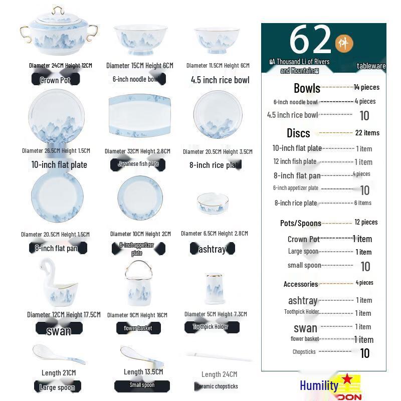 Qianxing Ceramic Dinnerware Set