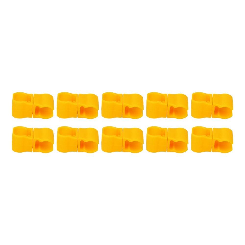 

10PCS Plastic Football Training Flag Pole Clip Swivel Clips Connector Clip Agility Poles Clip Buckle Football Flag Pole Buckle