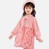 Girls' Dress Winter Wear 2025 New Children's Autumn and Winter Princess Dress Children's Dress Fleece-Lined Casual Dress