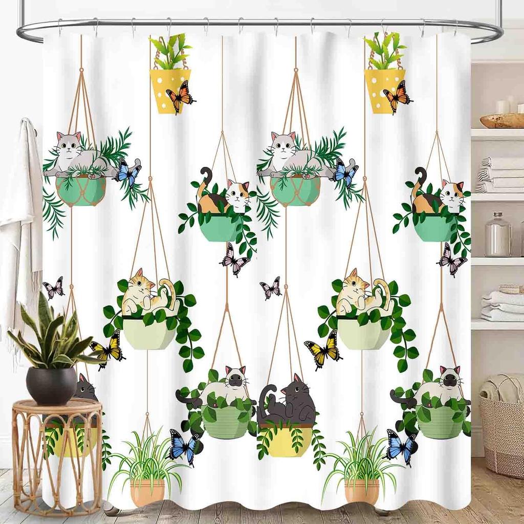 Boho Floral Shower Curtain for Bathroom,Colorful Mandala Tropical Flower Vibrant Ethnic Paisley Print Bohemian Unique Vintage