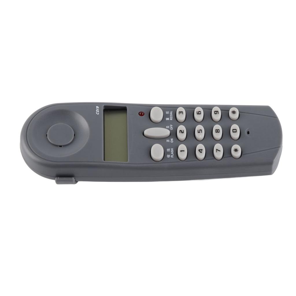 Wall Telephone Noise Cancelling Last Number Redial Corded Hanging Landline for Home Office