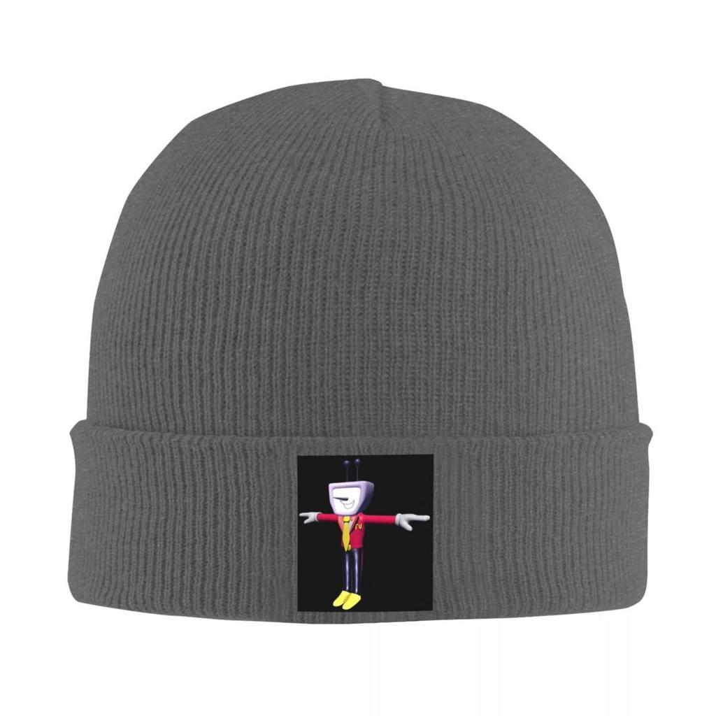 Deltarune Tenna TV Time Warm Knitted Cap Winter Knit Bonnet Hat Skullies Beanies Hip Hop Caps for Unisex
