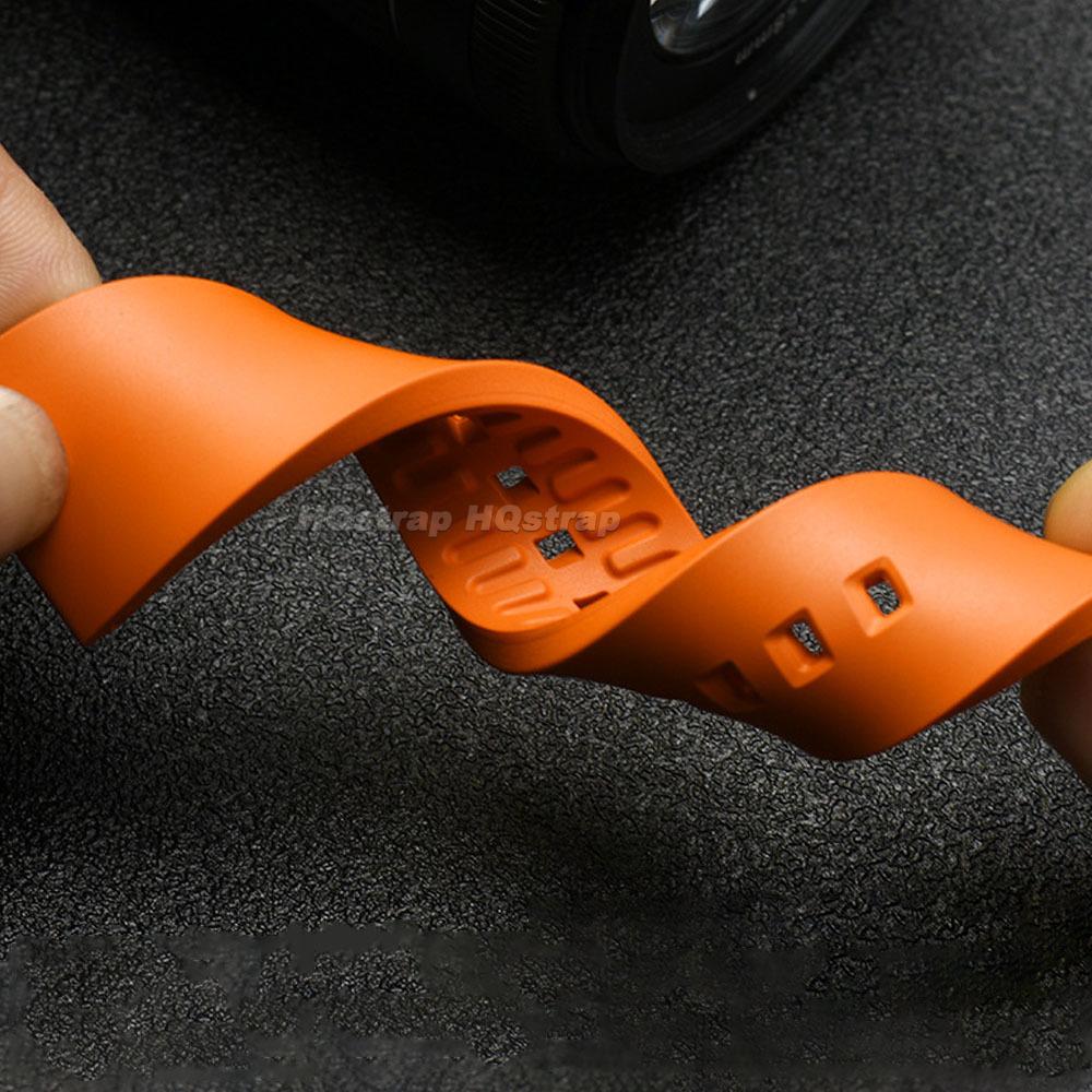Silicone Strap Quick Release Watchband 18mm 19mm 20mm 21mm 22mm 24mm Waterproof Sport Rubber Band for Omega for Rolex Bracelet