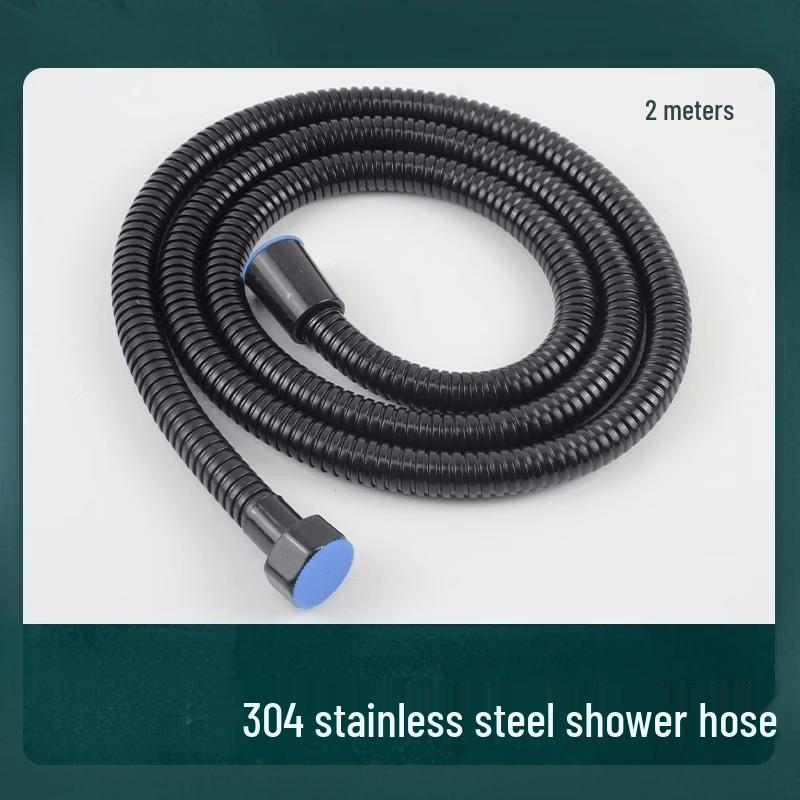LANGZHIWEN Black Steel Shower Hose