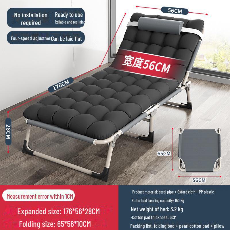 Folding Multifunctional Recliner Bed: Perfect for Home, Office, Outdoor Naps, and Camping.