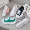 McQueen canvas board shoes spring and autumn summer new thick-soled muffin small breathable casual shoes