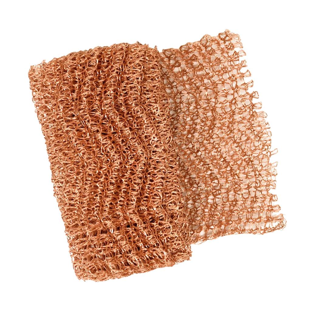 Copper Mesh Roll Vapor Filters 12.7cmx6m Snail Trap Proof Copper Knitted Wire Mesh