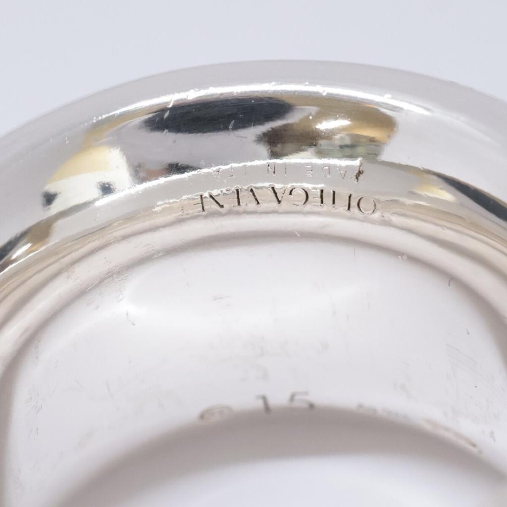 BOTTEGA VENETA Ag925 Heavy Plane Ring ring 15 SilverUsed