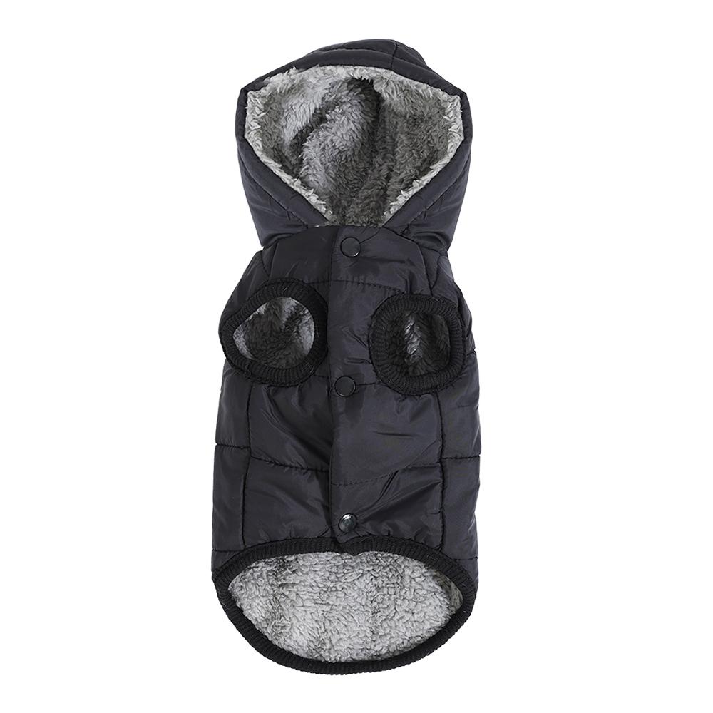 Zateplená zimní bunda s kapucí pro mazlíčky, štěňata, psy a kočky, voděodolný obleček s D-kroužkem pro malé a střední psy, kočky, čivavy
