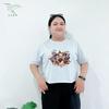 Moo Deng Tiny Baby Hippo Star Thailand Cute Pygmy Hippo Unisex Men Women Kid T-Shirt Cropped Shirt Print Short Sleeve Round Neck Big Size