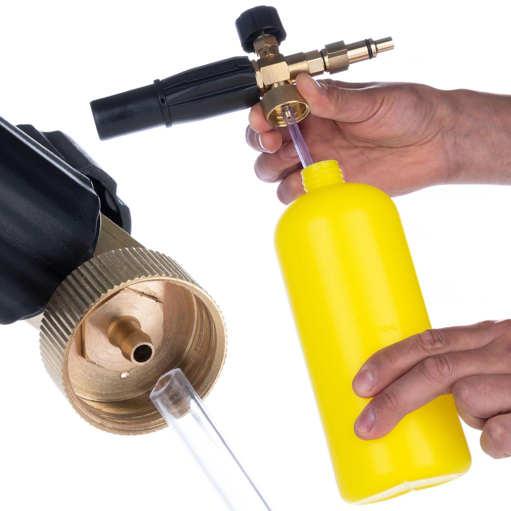 Rosfix FoamLance Bayonet 1L – Pianownica Do Myjek Parkside Lavor | Max 180bar | Korpus Mosiężny | Regulacja Strumienia