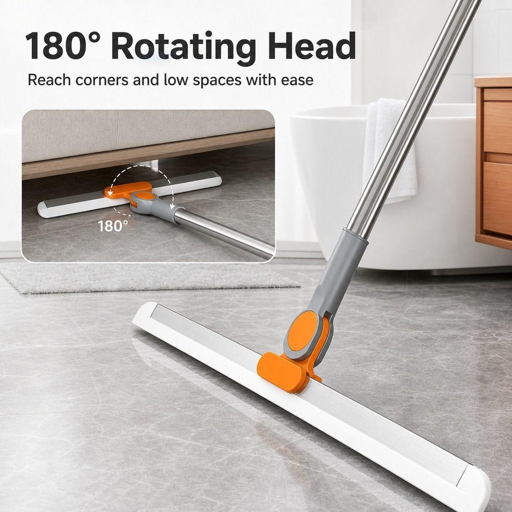 Silicone Floor Squeegee Multi Purpose Household Cleaning Tool  Glass Surface Cleaning