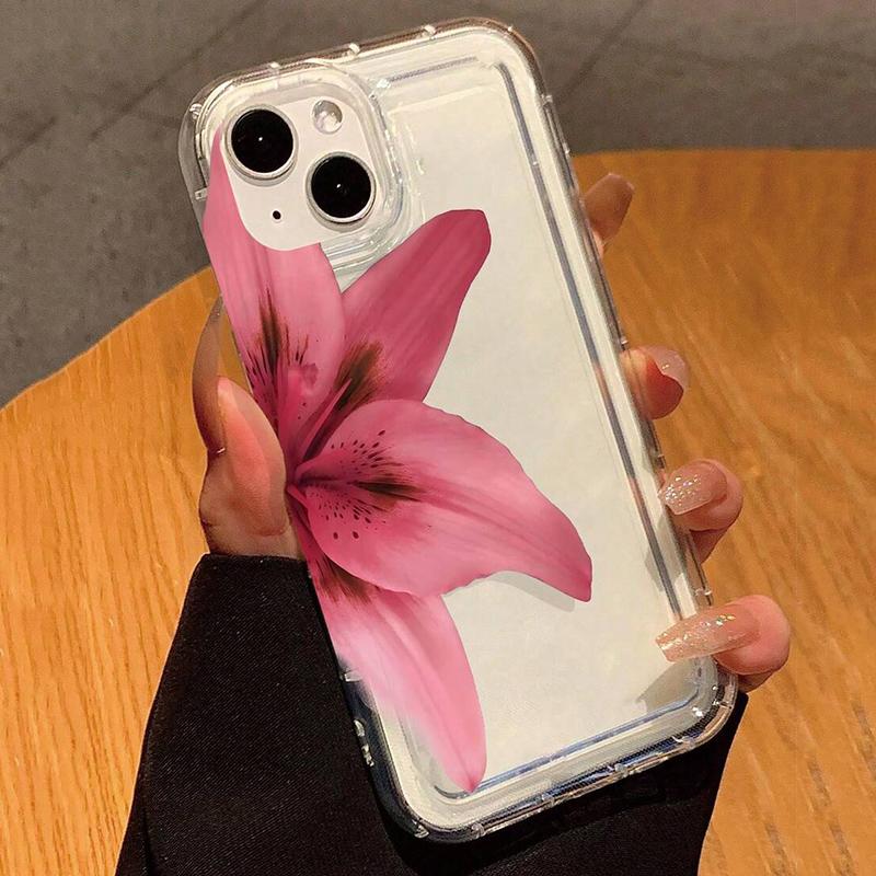 Case For Xiaomi Redmi Note 14 4G 12 11 10 13 Pro Plus 5G 10S 11S 12S Redmi 13C 12C 14C Realistic Lily Flower Print Phone Cover