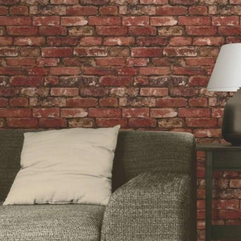Fine Decor Brick Wallpaper