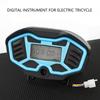 Triciclo Elettrico Resistente alle Intemperie Cruscotto LCD 48V 60V 72V Monitor Universale di Velocità e Batteria Installazione Semplice per Bicicletta
