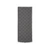 Gucci Gg Jacquard Fringed Cape (Unisex) Knit Scarves 544619 4G200 1263