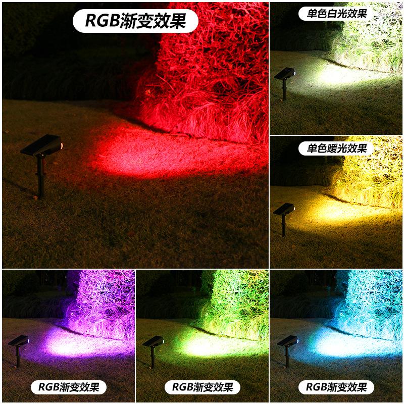 Solar Tree Light Outdoor Dual-purpose Spotlight Landscape Courtyard Lawn Lamp Super Bright Waterproof Garden Villa Lighting