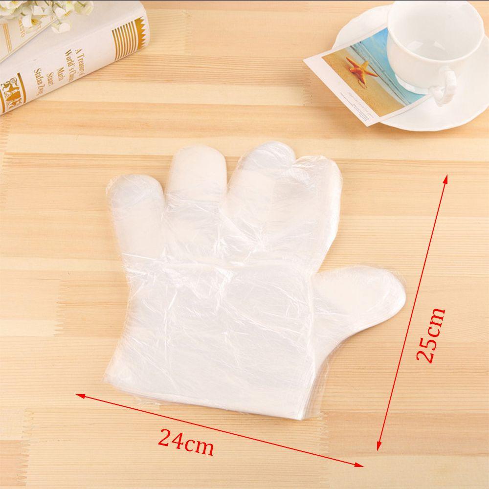 Polyethylene Kitchen Vegetable Fruit Avoid Direct Touch Disposable Gloves Catering Plastic Clear