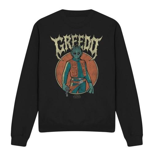 STAR WARS Unisex Adult Greedo Metal Sweatshirt