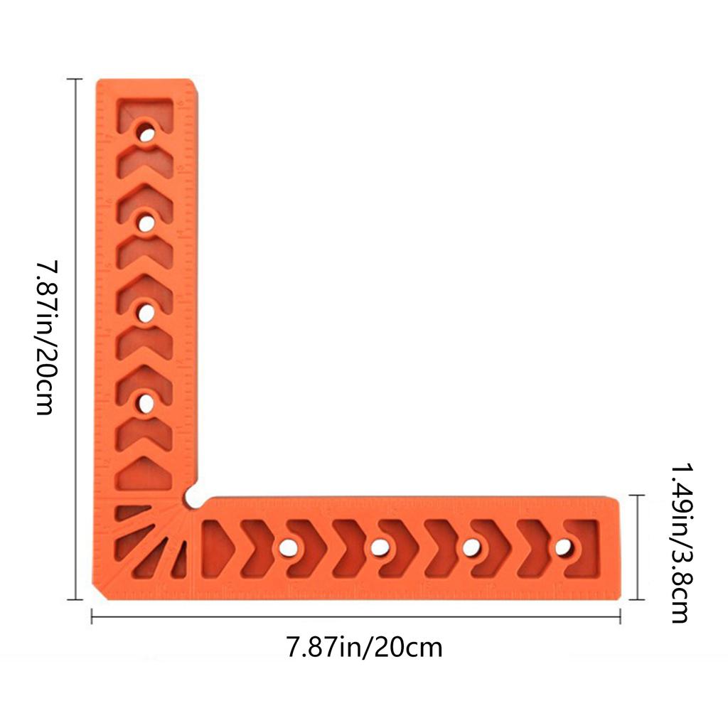 1pcs 90 Degree Clamp Positioning L-type Right Angle Ruler Squares Woodworking Splicing Tools for Cabinets Boxes Woodworking Tool