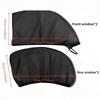 2/4pcs Automobile Mosquito Net Sun Screen Window Sunshade Privacy Sunshade Mosquito-proof Heat Insulation Car Curtain Universal