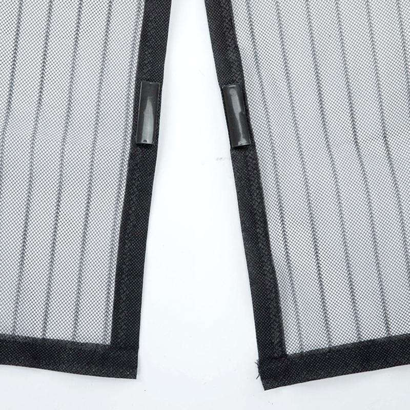No Punching Magnetic Screen Door Curtain Anti Mosquito Insect Fly Bug Automatic Closing Door Curtain  Multi Size Mesh Nets