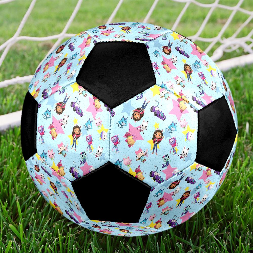 Balón de Fútbol Talla 5 Temático de La Casa de Muñecas de Gabby, Adecuado para Partidos Tanto en Interiores como en Exteriores, un Regalo Adecuado para Todos.