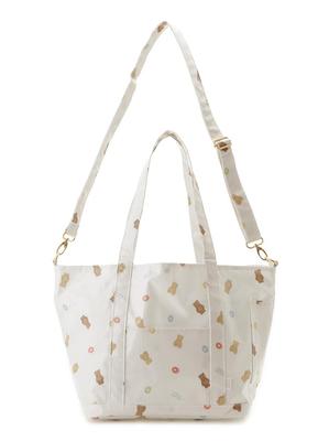 Bolsa de maternidad Gelato Pique con estampado de osos de cereales PWGB244749 OWHT para mujer