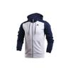 Adidas Color Block Logo Long Sleeve Hooded Jacket Men Jackets Navy-Blue AK1749