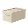 Fabric Clothing Storage Box Organizer Closet Wardrobe Folding Pants Blanket Dustproof Bin Modern Minimalist Home Use