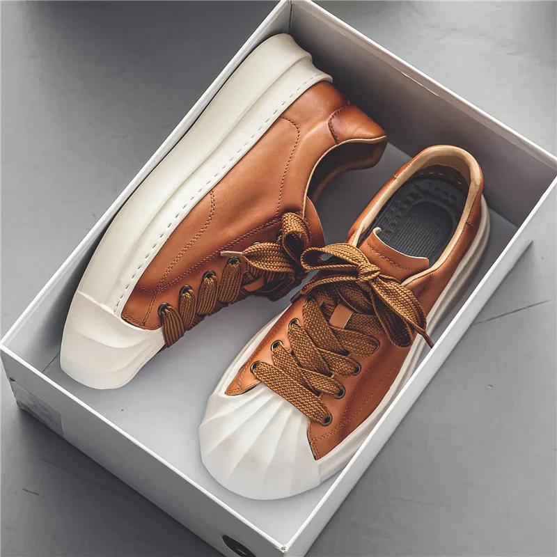 

2024 Новые удобные нескользящие мужские туфли с мягкой подошвой, последняя тенденция моды на открытом воздухе из кожи, универсальные спортивные туфли для сноуборда 39-44 44