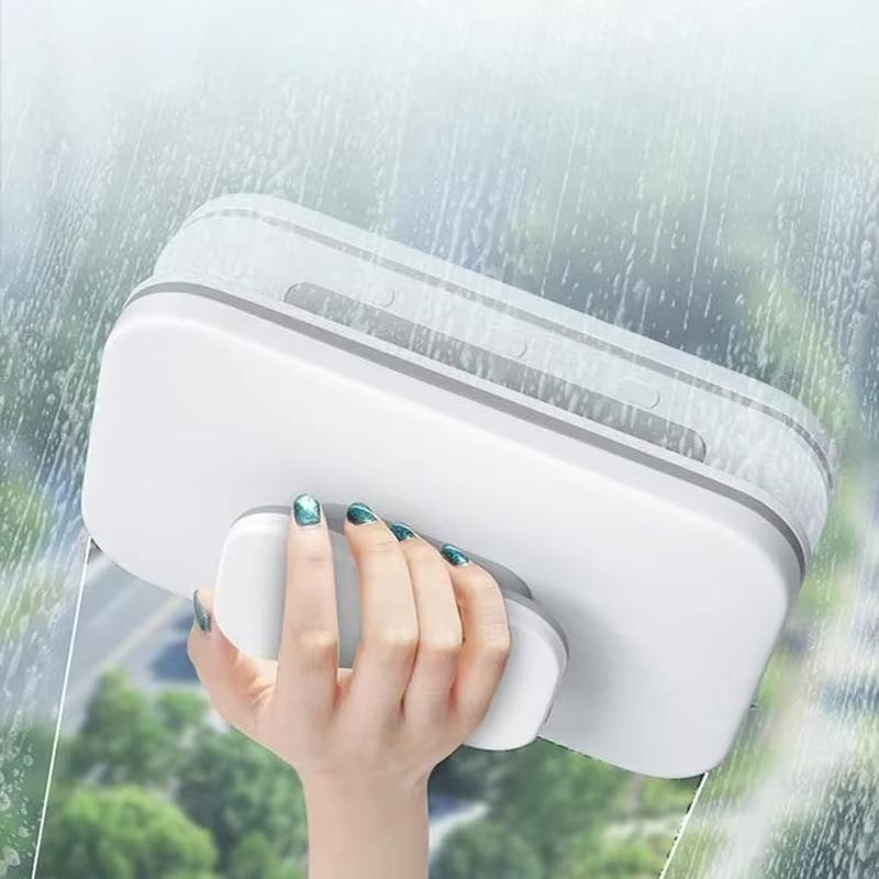 Double-Sided Magnetic Window Wiper Glass Cleaner Brush for Household Window Washing Glass Surface Cleaning Tools