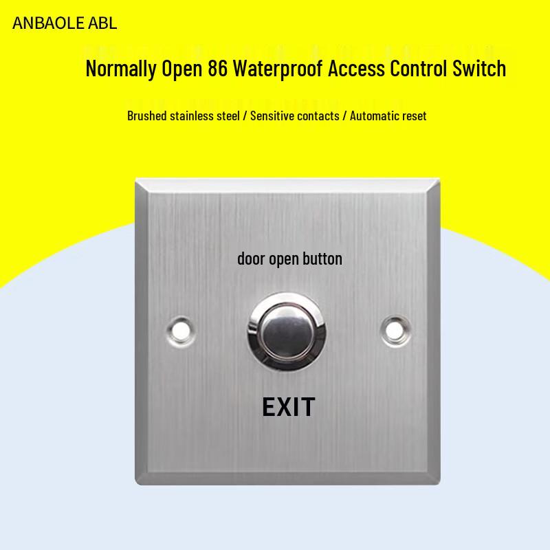 AnBaoLe AbL Waterproof Stainless Steel Access Control Exit Button