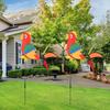 Garten Windräder PVC Papageienförmiger Windspinner für Garten Wetterfeste Windräder Stäbe für Rasen Hof Terrasse