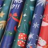 Christmas Kraft Wrapping Paper Cartoon Xmas Tree Santa Claus Gifts Packaging Paper DIY Craft Home Party Decoration Kraft Paper