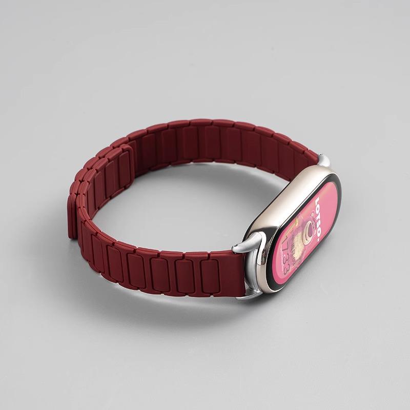Magnetic Sport Wristband for Xiaomi Smart Band 10/9/8 NFC Version - Breathable Strap
