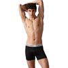 Calvin Klein Jacquard Waistband Smooth Anti-Chafing Boxer Briefs 3-Pack Men Underwear Space-Black NP2741O-001