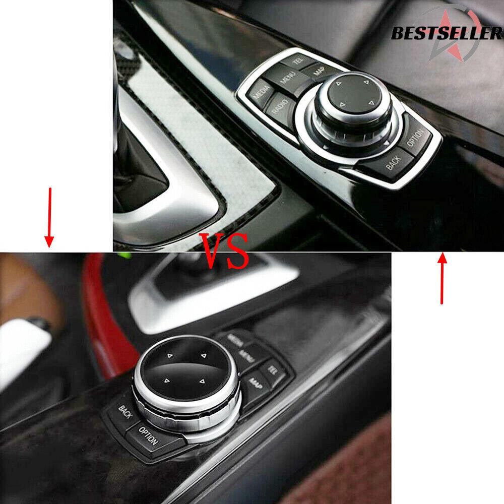 Sale 7Button CIC IDrive Multi-Media Knob Cover For BMW 7er 2009-2011 X3 2011-13