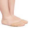 1Pair Thick Flesh Color Invisible Foot Toe Socks Pad Mat Half Pad Transparent Breathable Gauze Sponge Pad Insole Socks