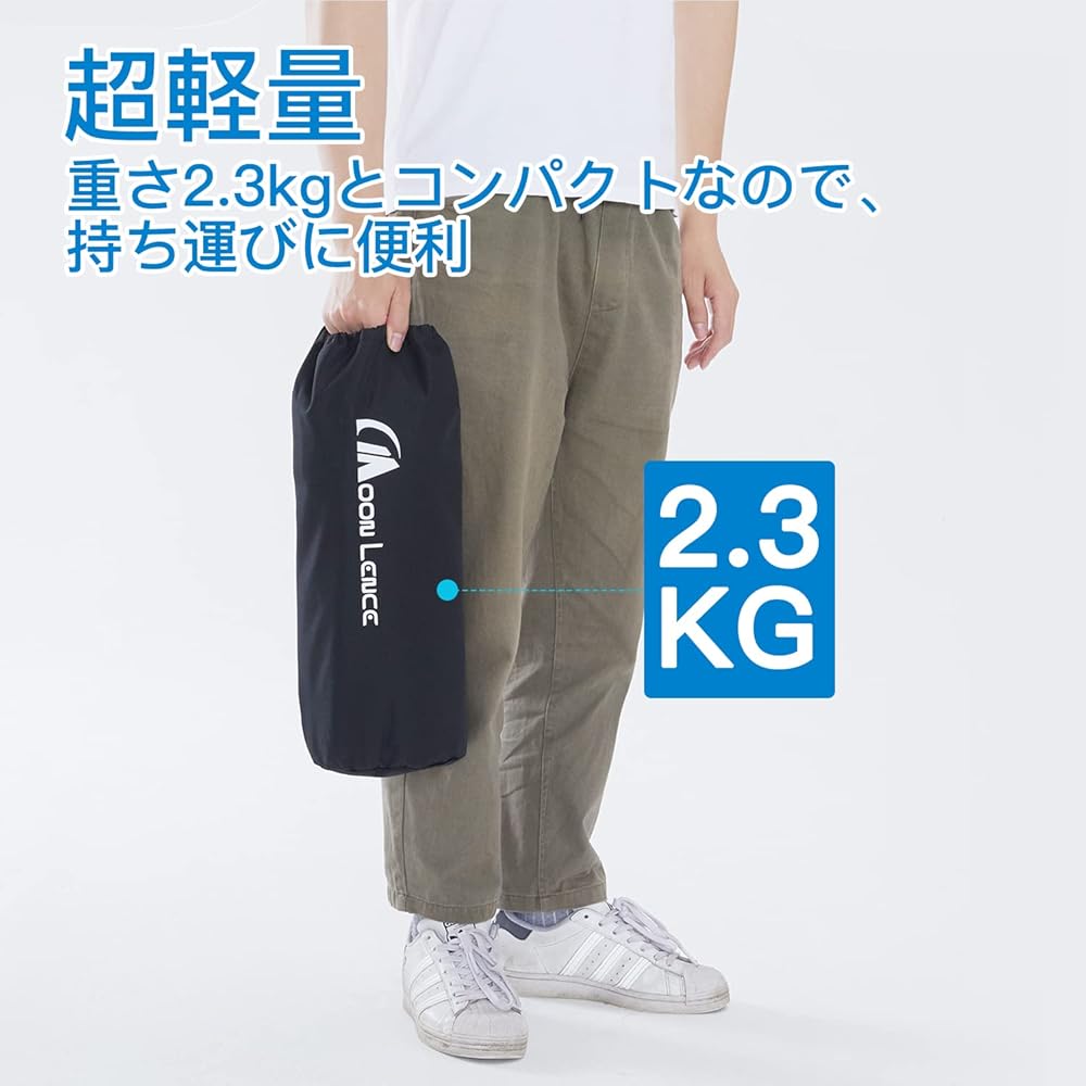 MOON LENCE Folding Camping Cot, Outdoor Bed, Easy to Fold, Compact, Ultra-Lightweight, 160kg Weight Capacity, Includes Pillow, Storage Case, and Carry