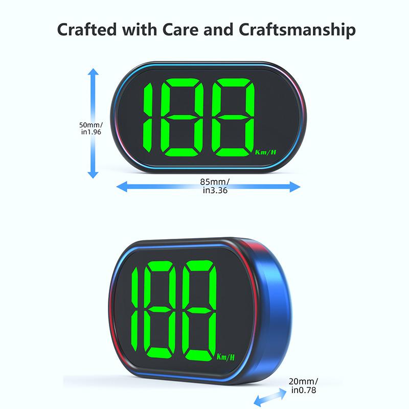 Auto LED Digital Geschwindigkeitsmesser Head-Up Display Universal Fahrzeug Geschwindigkeitsmesswerkzeuge Tachometer HUD LKW Sicheres Fahren Assistent