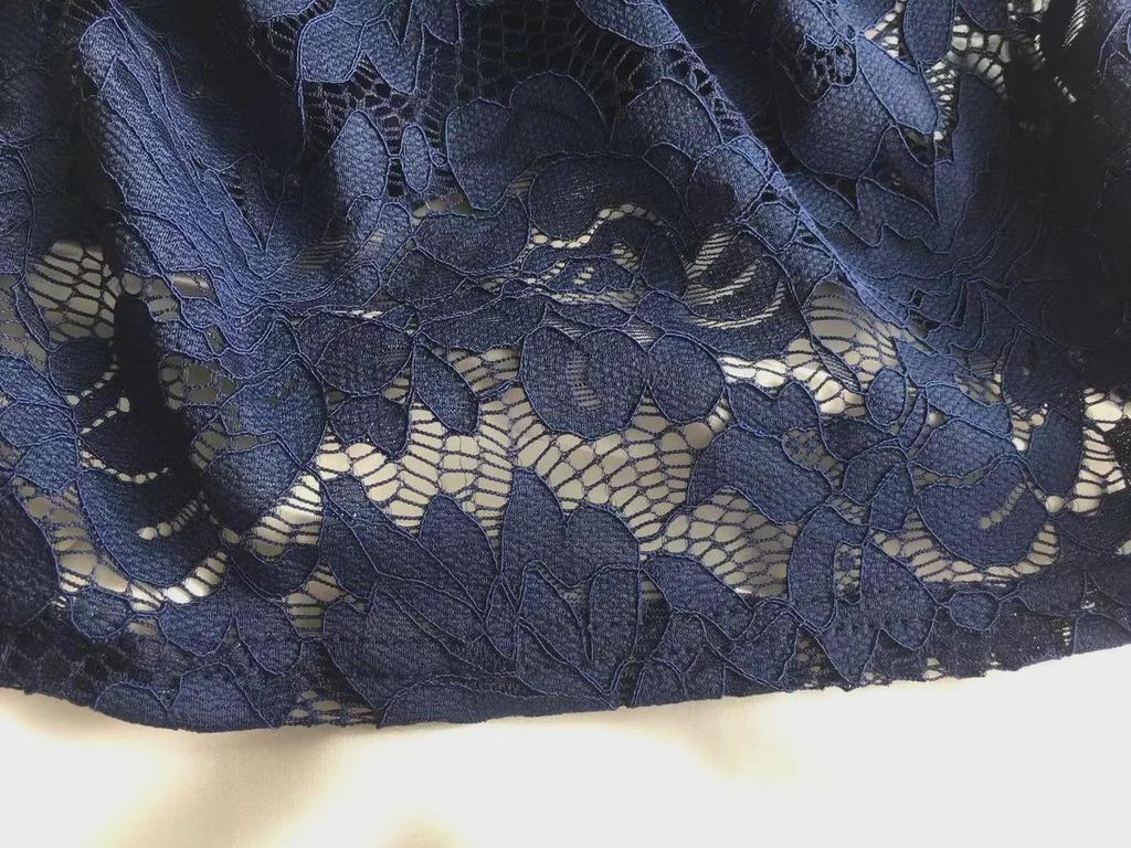 Fleece-Lined Lace Slim Fit Long Sleeve Cutout Top