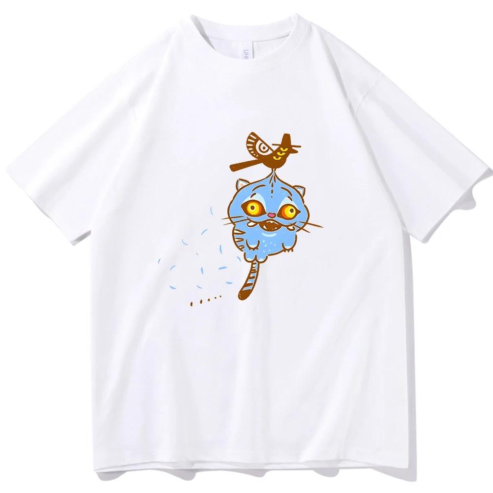 

2025 Нова Базова Бавовняна Унісекс Футболка Модний Принт М яка Дихаюча З Круглим Вирізом Модні Чоловічі та Жіночі Футболки Одна Штука 3XL