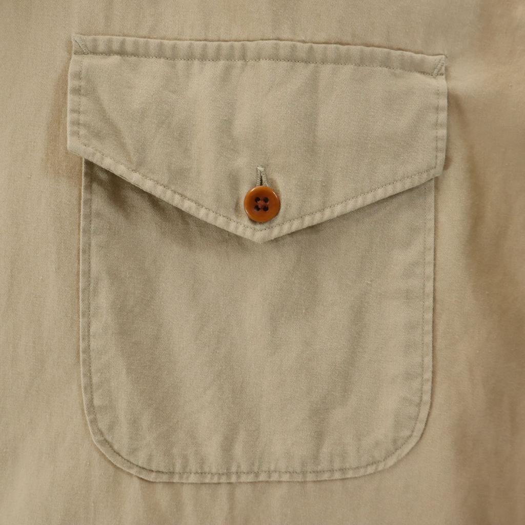 RRL 90s Old initial tag red 3 stars Long sleeve Cotton shirt Ralph Lauren Men's Used