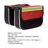 Bicycle Saddle Bag Large Capacity Waterproof Flip Opening Bicycle Oxford Cloth Front Beam